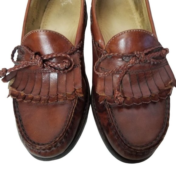 Allen Edmonds Mens 9.5D Brown Leather Woodstock Do - Picture 3 of 9